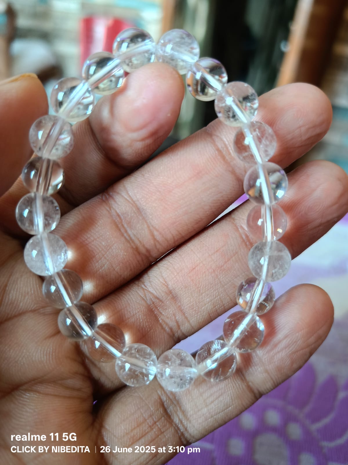 Natural Clear Quartz Bracelet 8mm