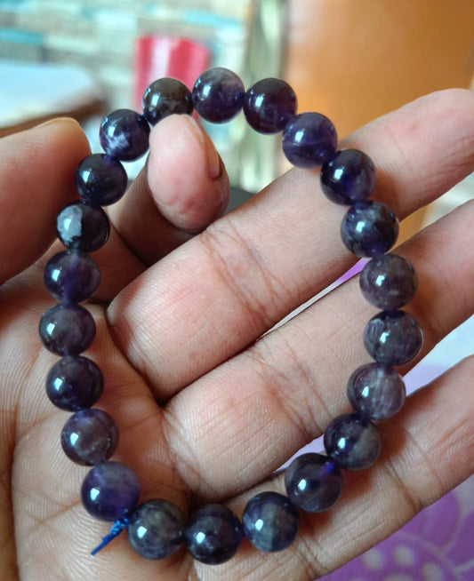 Natural Amythist Bracelet 8mm
