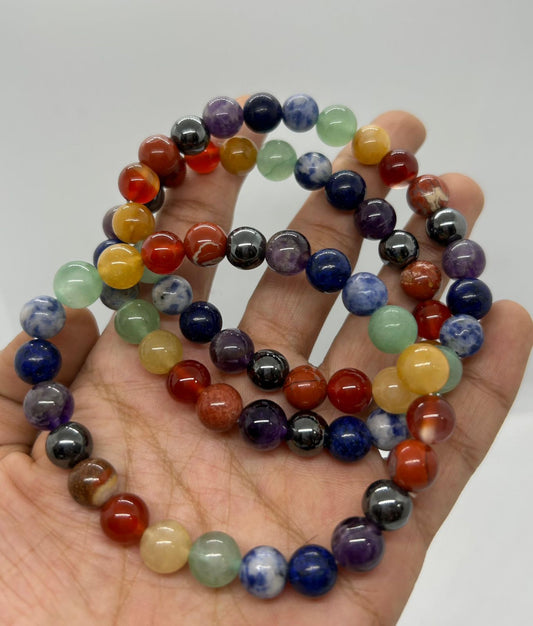 7 Chakra Bracelet 8mm