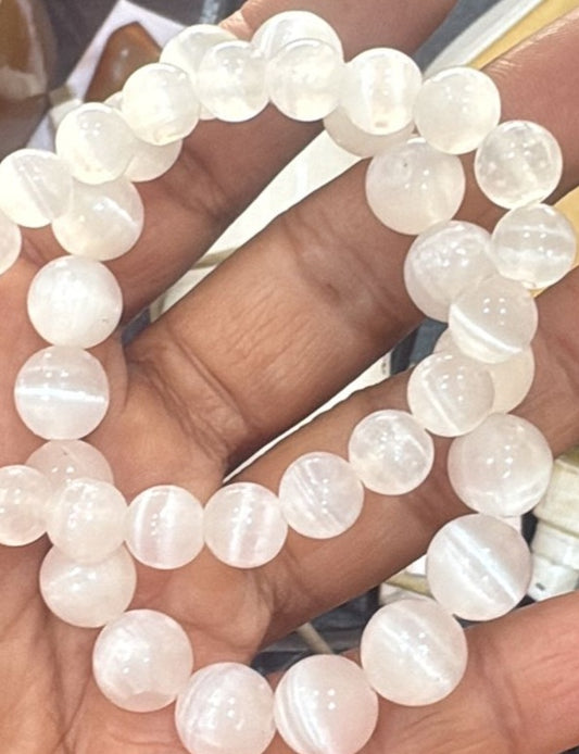 Pure Selenite Bracelet 8mm