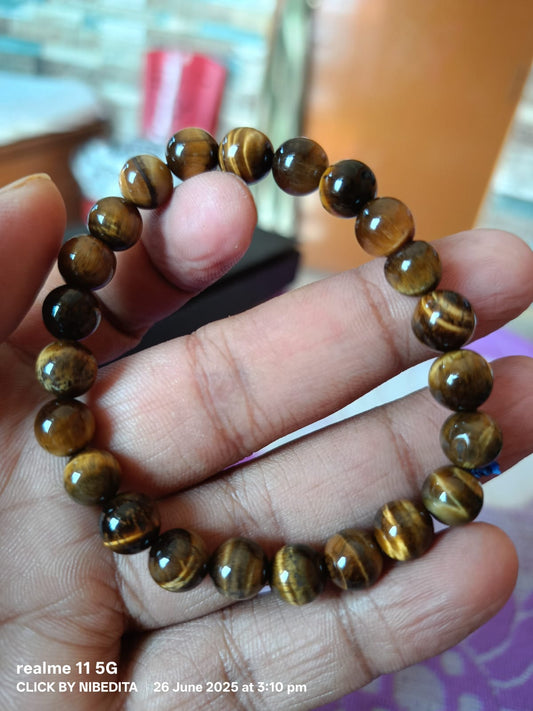 Natural Tiger Eye 8mm Bracelet
